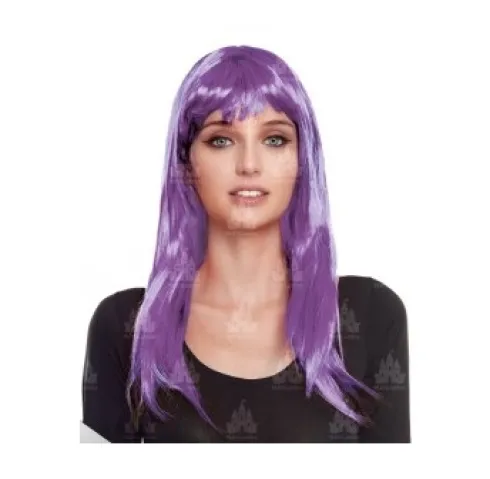 Peluca Lisa Morada