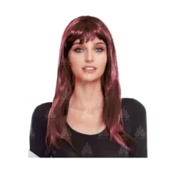 Peluca Lisa Pelirroja
