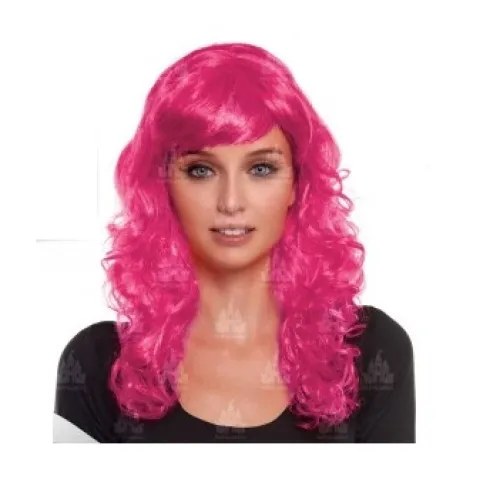 Peluca Ondas Fucsia