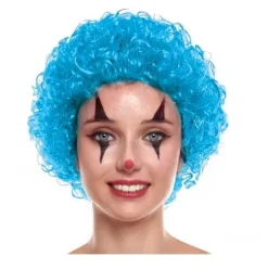 Peluca Payaso Azul 70G