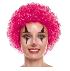 Peluca Payaso Fucsia 70G