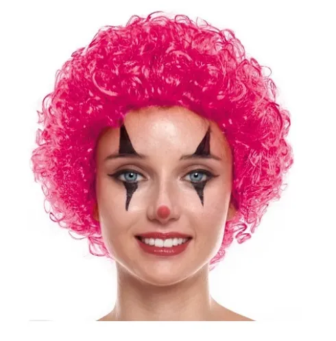 Peluca Payaso Fucsia 70G