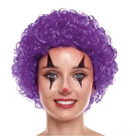 Peluca Payaso Morado 70G