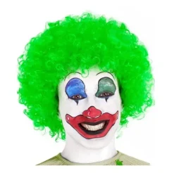 Peluca Payaso Verde 120G
