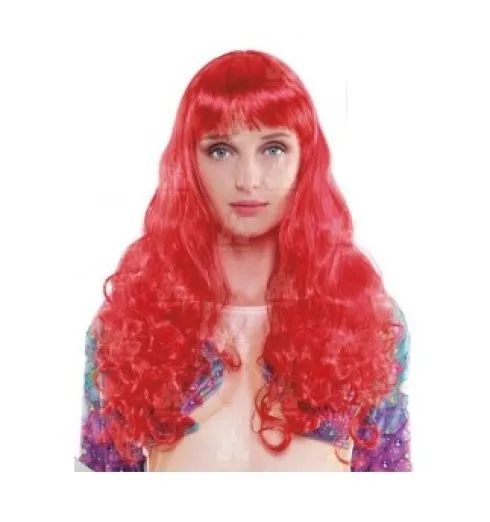 Peluca Sirena Roja