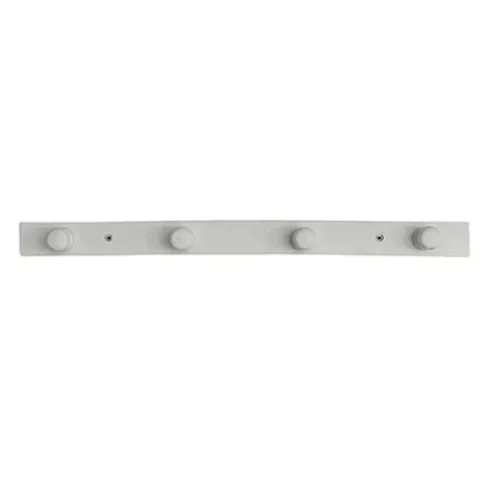 Perchero A Fijar 4 Ganchos – Blanco