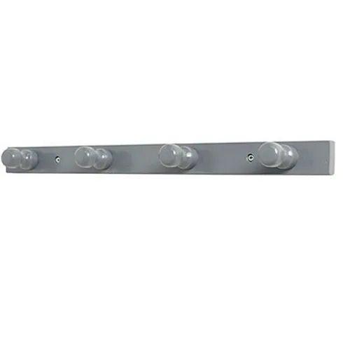Perchero A Fijar 4 Ganchos – Gris
