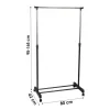 Perchero Extensible Con Ruedas