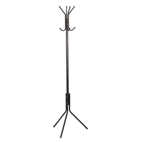 Perchero Metal Negro 170x48cm