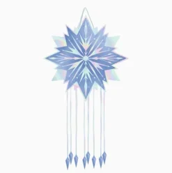 Piñata Plegable Copo Iridiscente Princesa Hielo