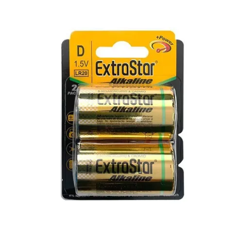 Pilas Alcalinas Extrastar D