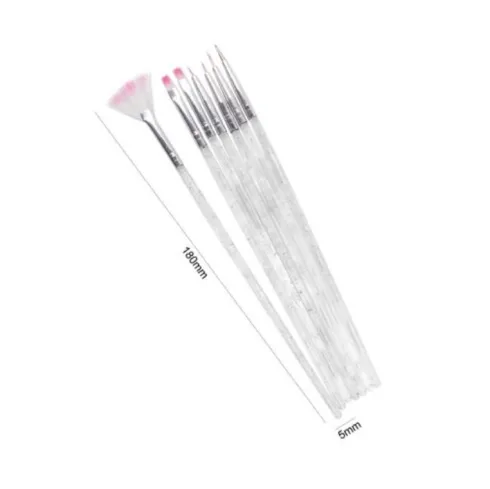 Pinceles Para Arte De Uñas 7pcs