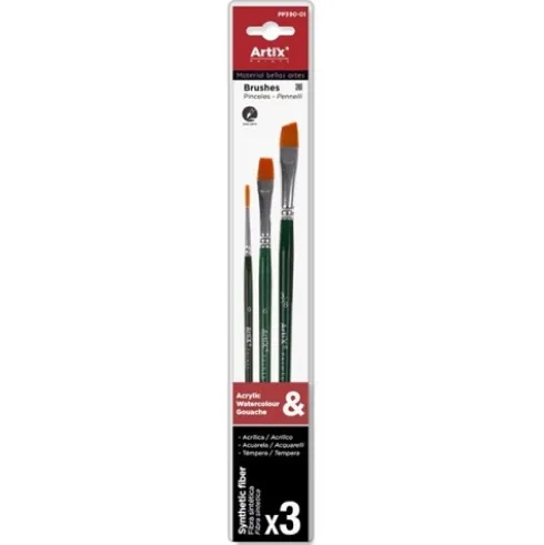 Pincel Profesional Sintético No. 0, 6 y 3/8