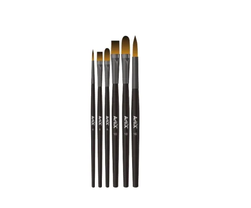 Pincel Sintético Profesional 6u