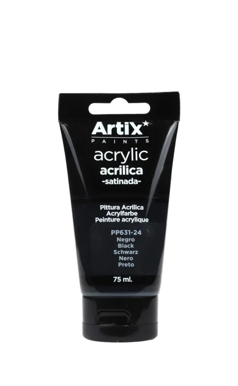 Pintura Acrílica 75ml Negro