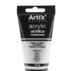 Pintura Acrílica 75ml Plata Metalizado