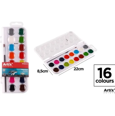 Pintura Acuarela Semi Seco 16u