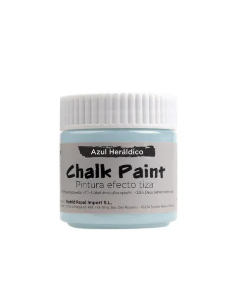 Pintura Efecto Tiza 100ml Azul Heráldico