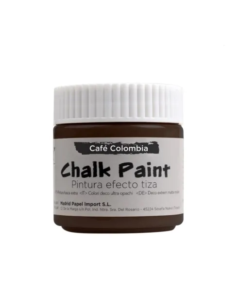 Pintura Efecto Tiza 100ml Cafe Colombia