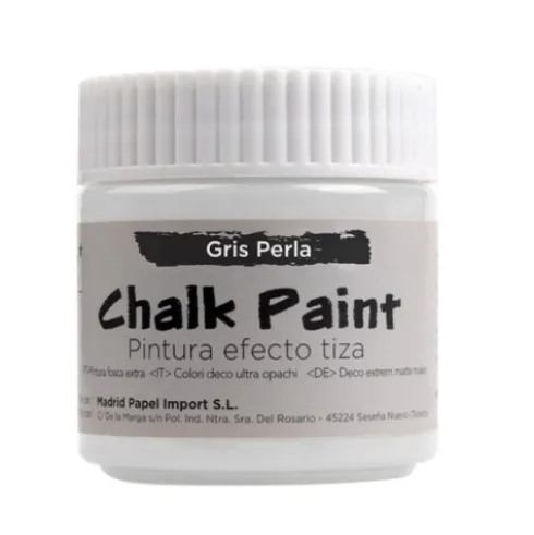 Pintura Efecto Tiza 100ml Gris Perla
