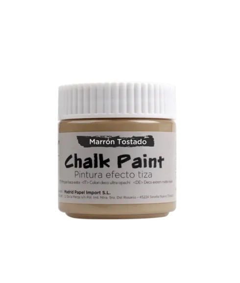 Pintura Efecto Tiza 100ml Marrón Tostado
