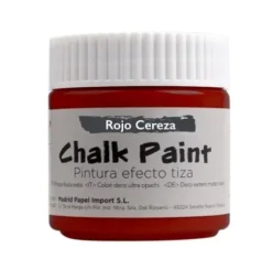 Pintura Efecto Tiza 100ml Rojo Cereza