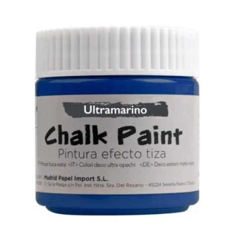 Pintura Efecto Tiza 100ml Ultramarino