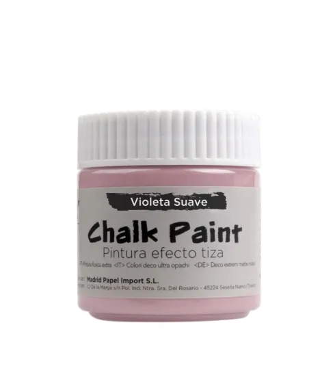 Pintura Efecto Tiza 100ml Violeta Suave