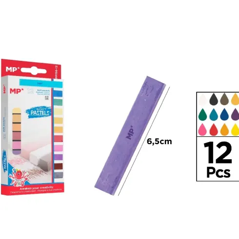 Pintura Pastel 12 Colores