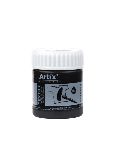 Pintura Textil 45ml Negro