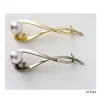 Pinza Para Cabello Metal Con Perla