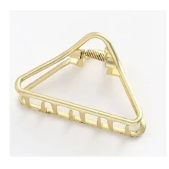 Pinza Para Cabello Metal Dorado 8cm