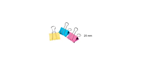 Pinzas Acero Color 25MM