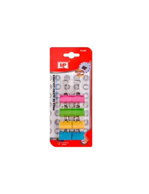Pinzas Acero Color 25MM
