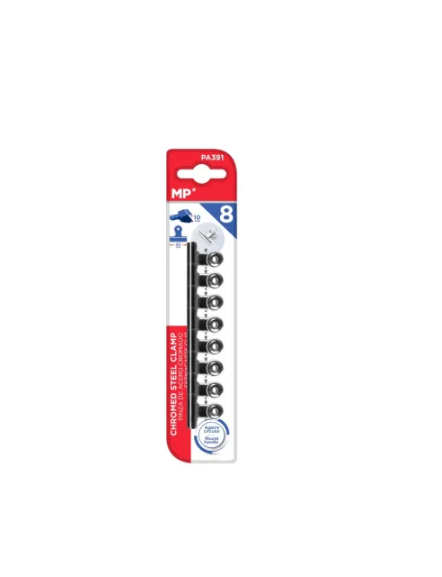 Pinzas Acero Cromado 22MM