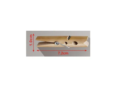 Pinzas De Bambu 24PCS 7.2×1.0cm