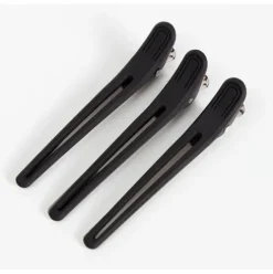 Pinzas Largas Negro 10cm 3pcs