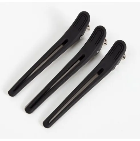 Pinzas Largas Negro 10cm 3pcs