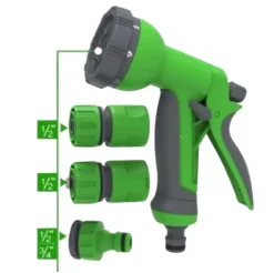 Pistola de Agua Pulverizadora Ajustable 8 Funciones