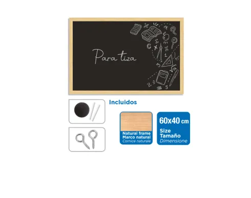Pizarra Negra 60X40CM