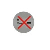 Placa De Prohibido Fumar 9CM/0.8MM