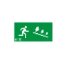 Placa De Salida PVC 32X16CM/0.6MM