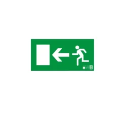 Placa De Salida PVC 32X16CM/0.6MM