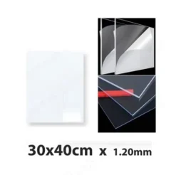 Placa de Vidrio Sintético Rectangular