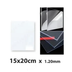 Placa de Vidrio Sintético Rectangular