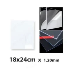 Placa de Vidrio Sintético Rectangular