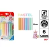 Plastilina 6 Barritas 70G Pastel