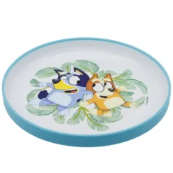 Plato Antideslizante Premium Bicolor Bluey
