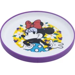 Plato Antideslizante Premium Bicolor Minnie Sunshine