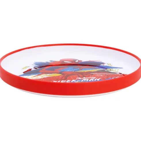 Plato Antideslizante Premium Bicolor Spiderman Moving Target
